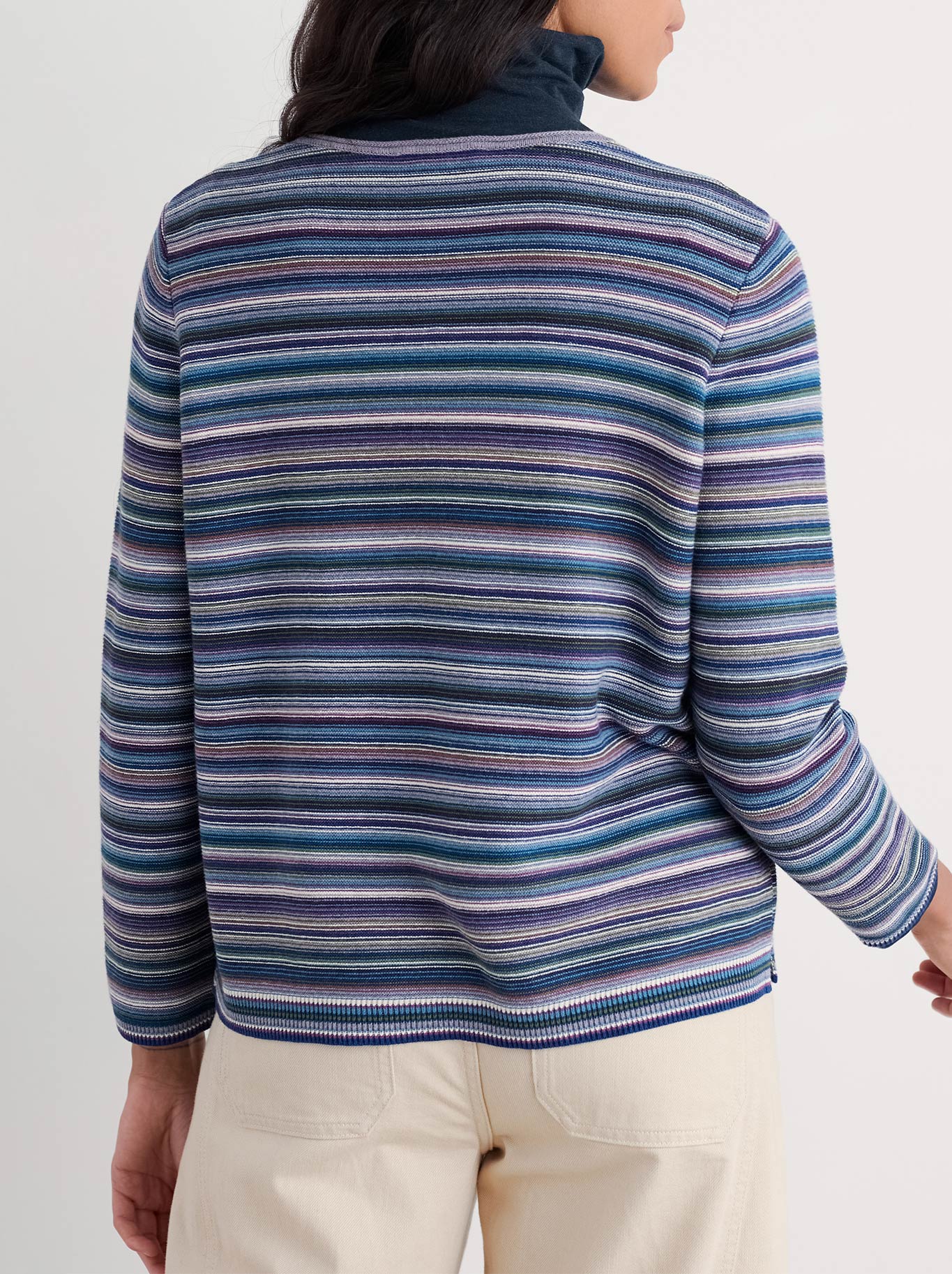 Seasalt Makers Jumper (Grape Thistle Mix)