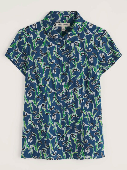 Seasalt Rushmaker Shirt (Painty Bluebell)