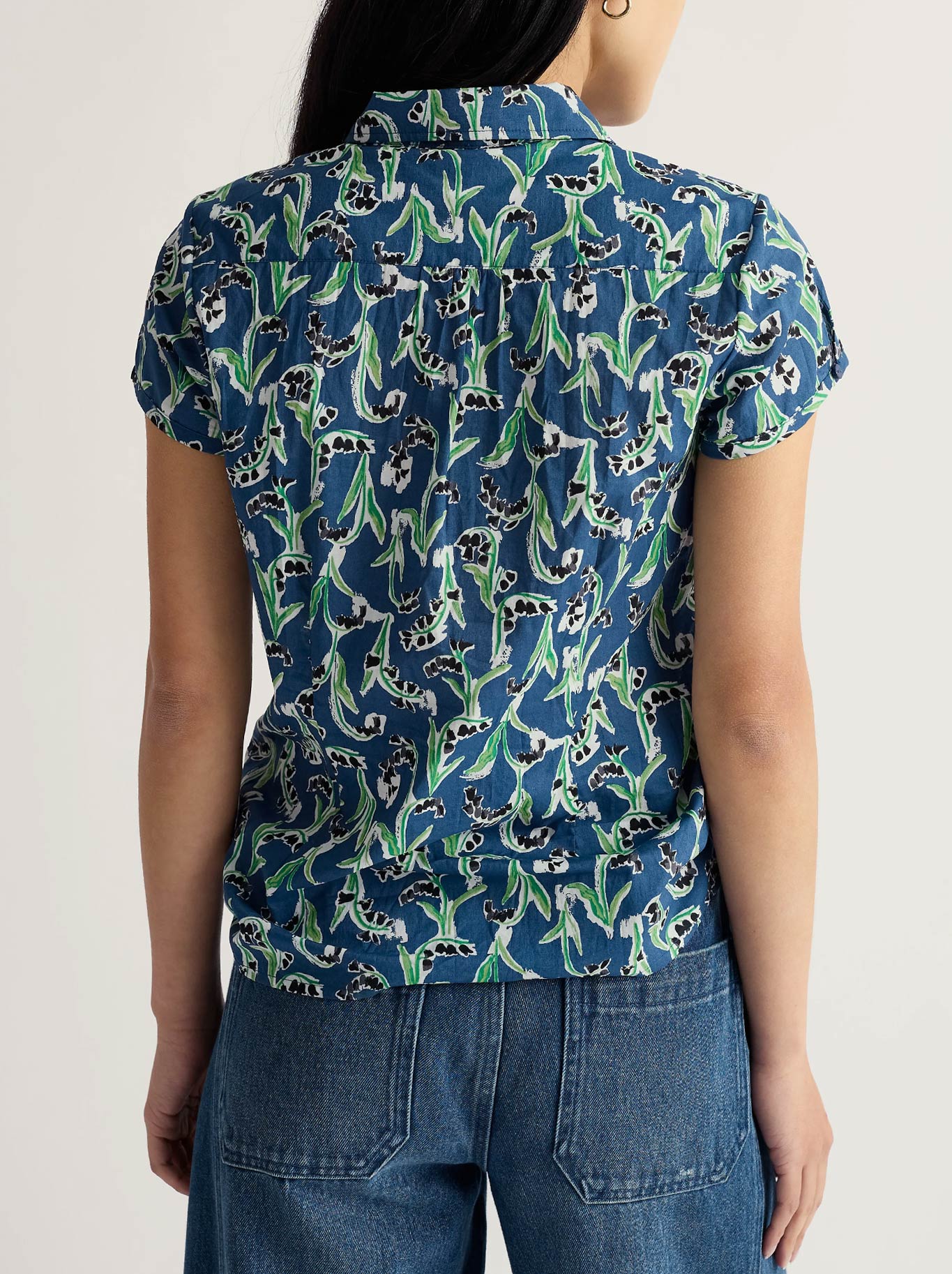 SEASALT RUSHMAKER SHIRT (Painty Bluebell)