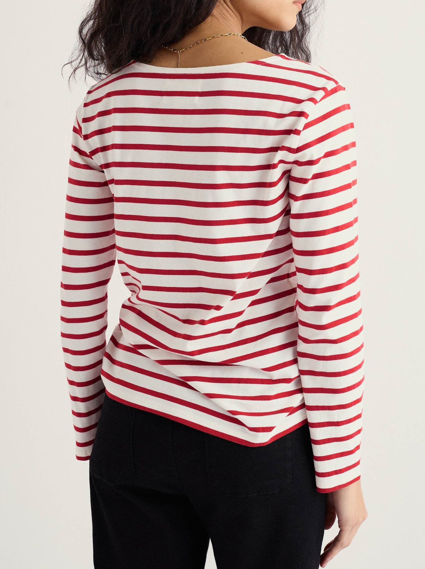 SEASALT SAILOR SHIRT (Breton Deep Rust)