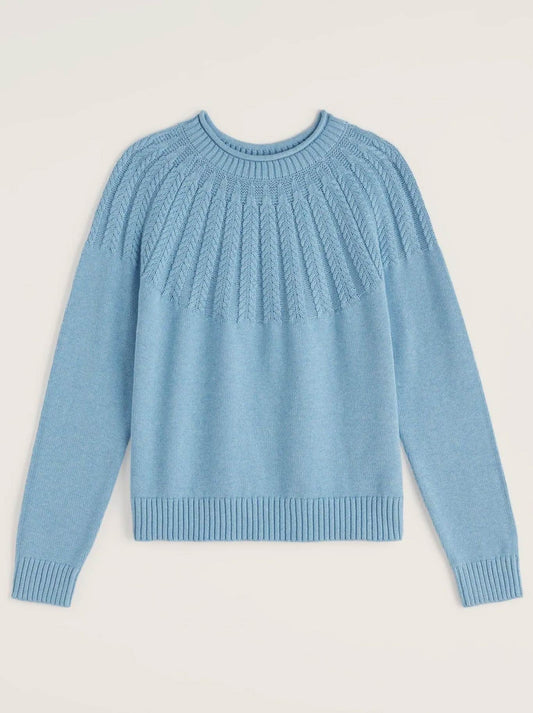 Seasalt Stone Chat Jumper (Spring Sky)