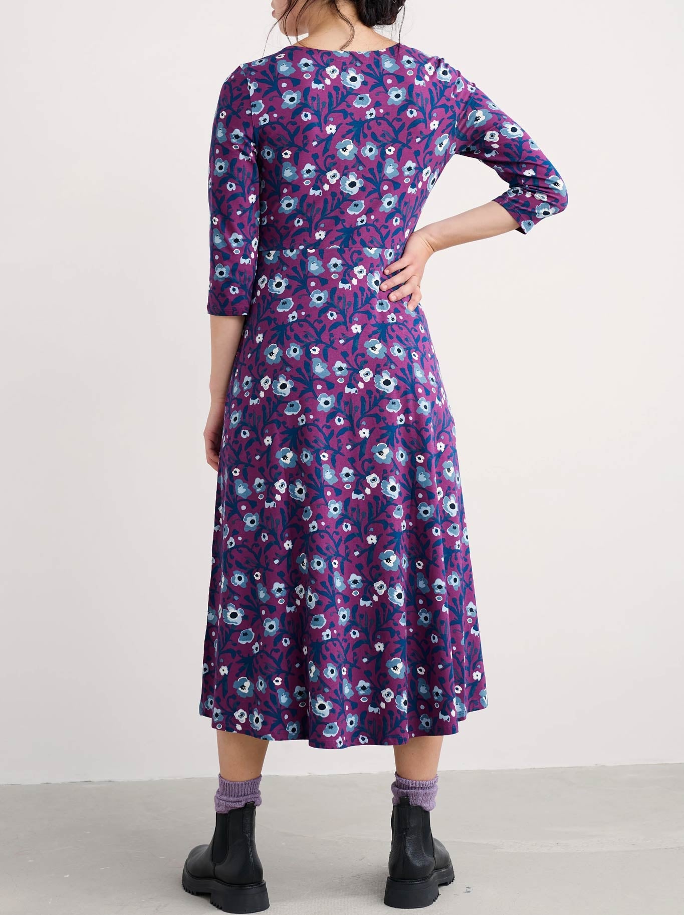 SEASALT VERONICA DRESS (Anemone Spring Heather)
