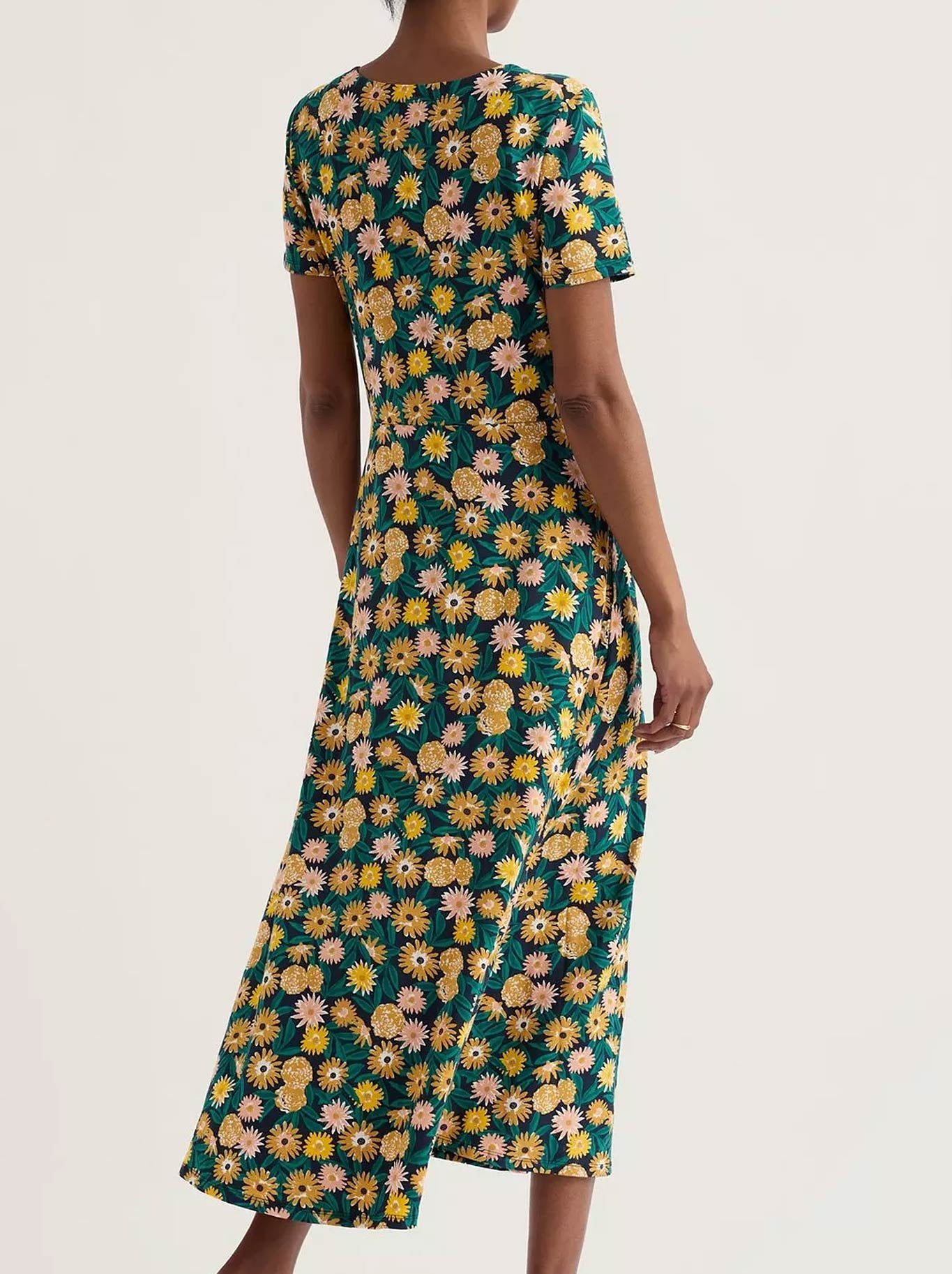 SEASALT SHORT SLEEVE VERONICA DRESS (Marigold Meadow)