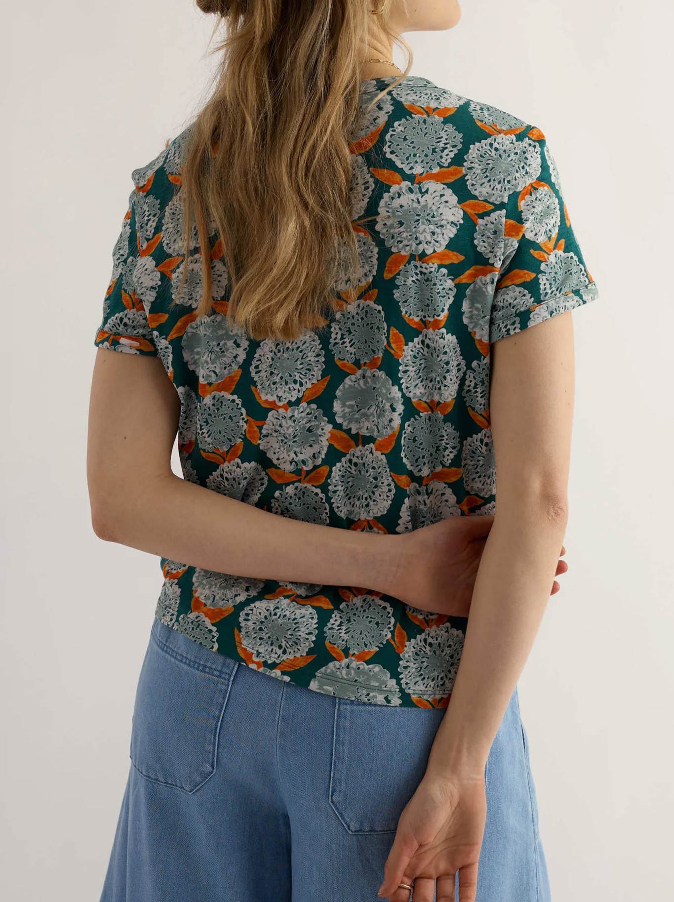 SEASALT WATERFLOW TOP (Marigold Dark Wreckage)
