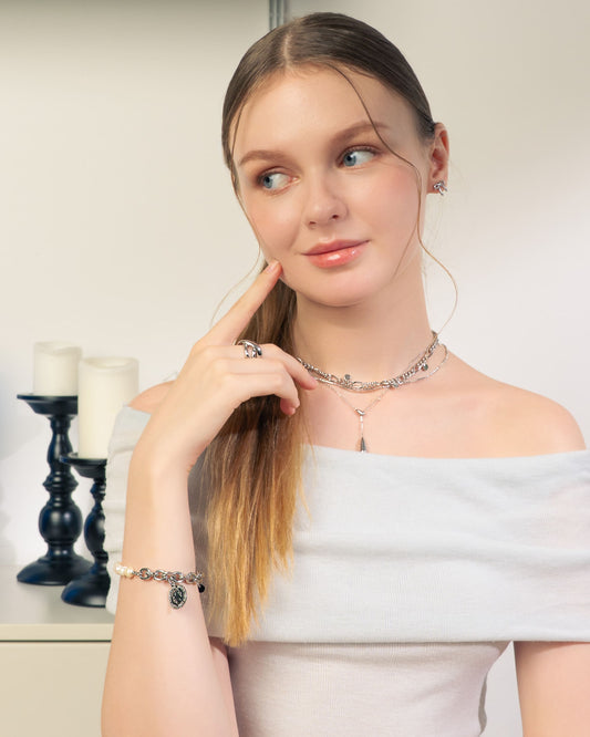 LAVANA Sicily Silver Pearl Bracelet
