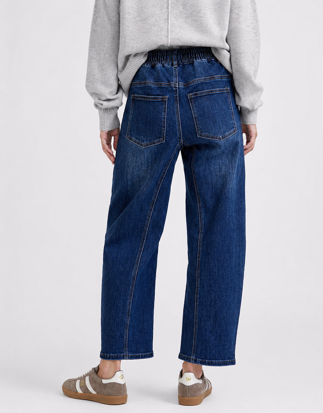 Country Denim Sienna Barrel Jeans (Dark Blue)