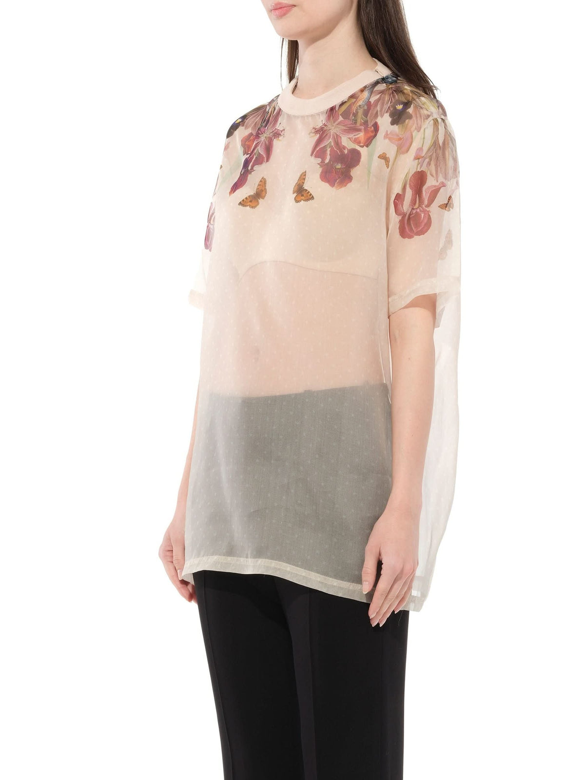 GIVENCHY Silk Top (Pink)