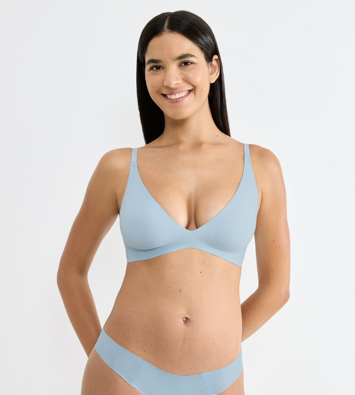 Triumph Sloggi Zero Feel Push-Up Bra (Light Blue)