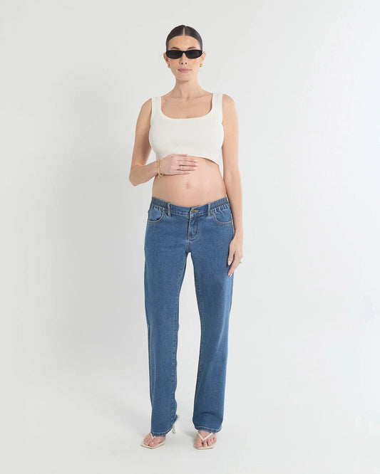 Maternity Soon Slim Straight Leg Jeans