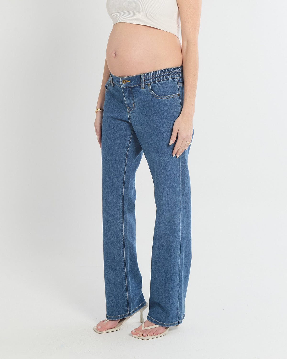 Maternity Soon Slim Straight Leg Jeans