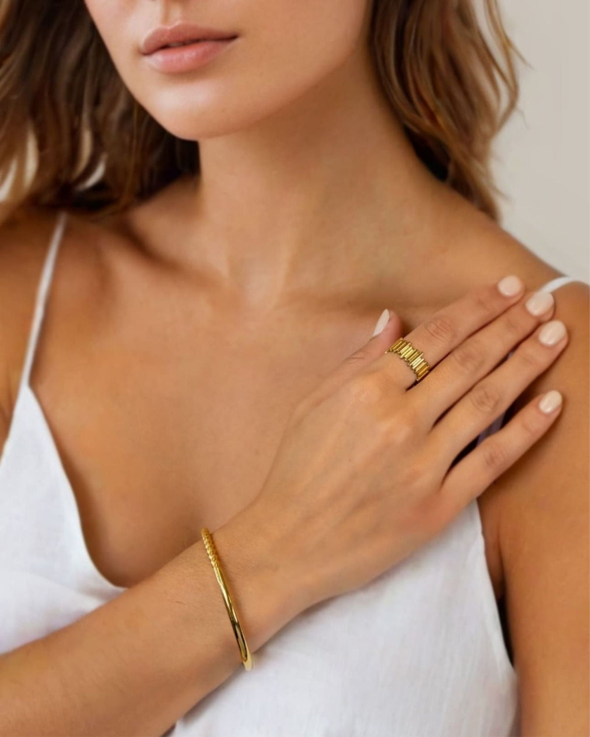 LAVANA Splice Silver Cuff Bracelet