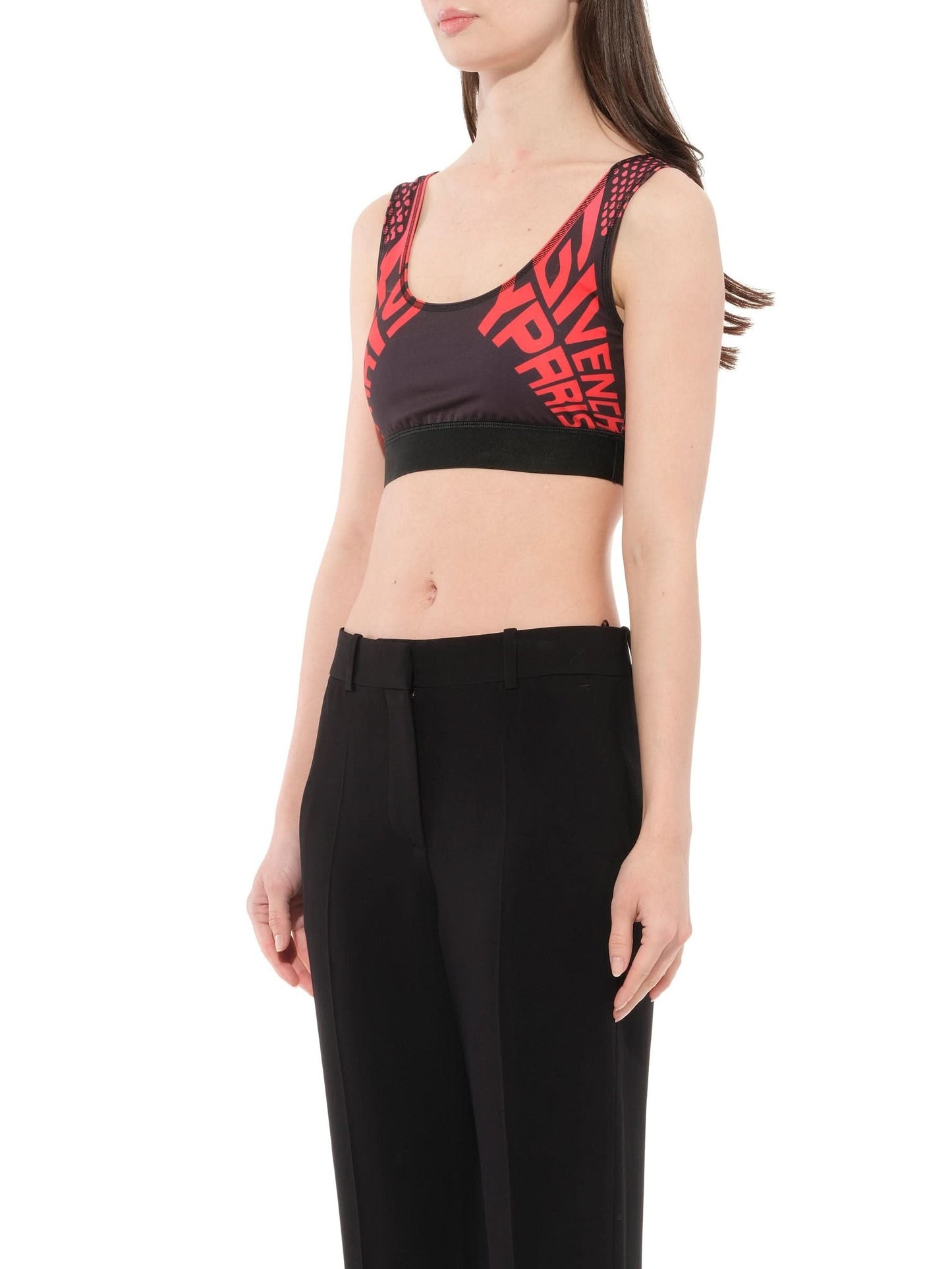 GIVENCHY Sporty Bra (Black/Red)