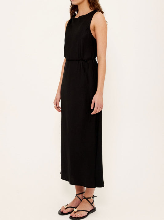 STAPLE THE LABEL SABINE MIDI DRESS (Black)