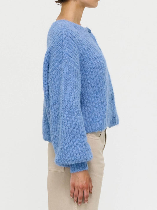 STAPLE THE LABEL ELOWEN CARDIGAN (Steele Blue)