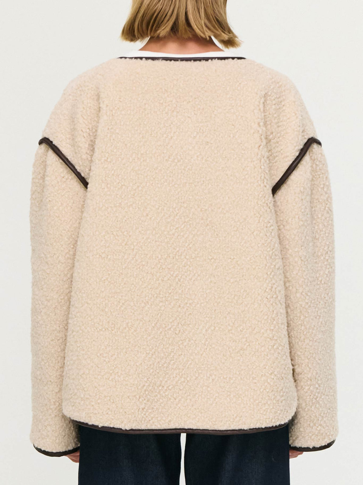 Staple The Label Pascele Teddy Duffle Coat (Beige)