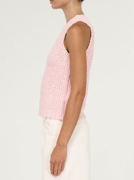 STAPLE THE LABEL COVE KNIT TANK (Rose/Pink)