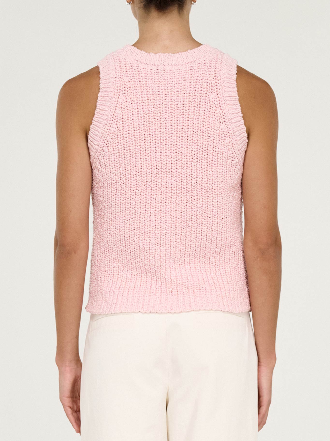 Staple The Label Cove Knit Tank (Rose/Pink)