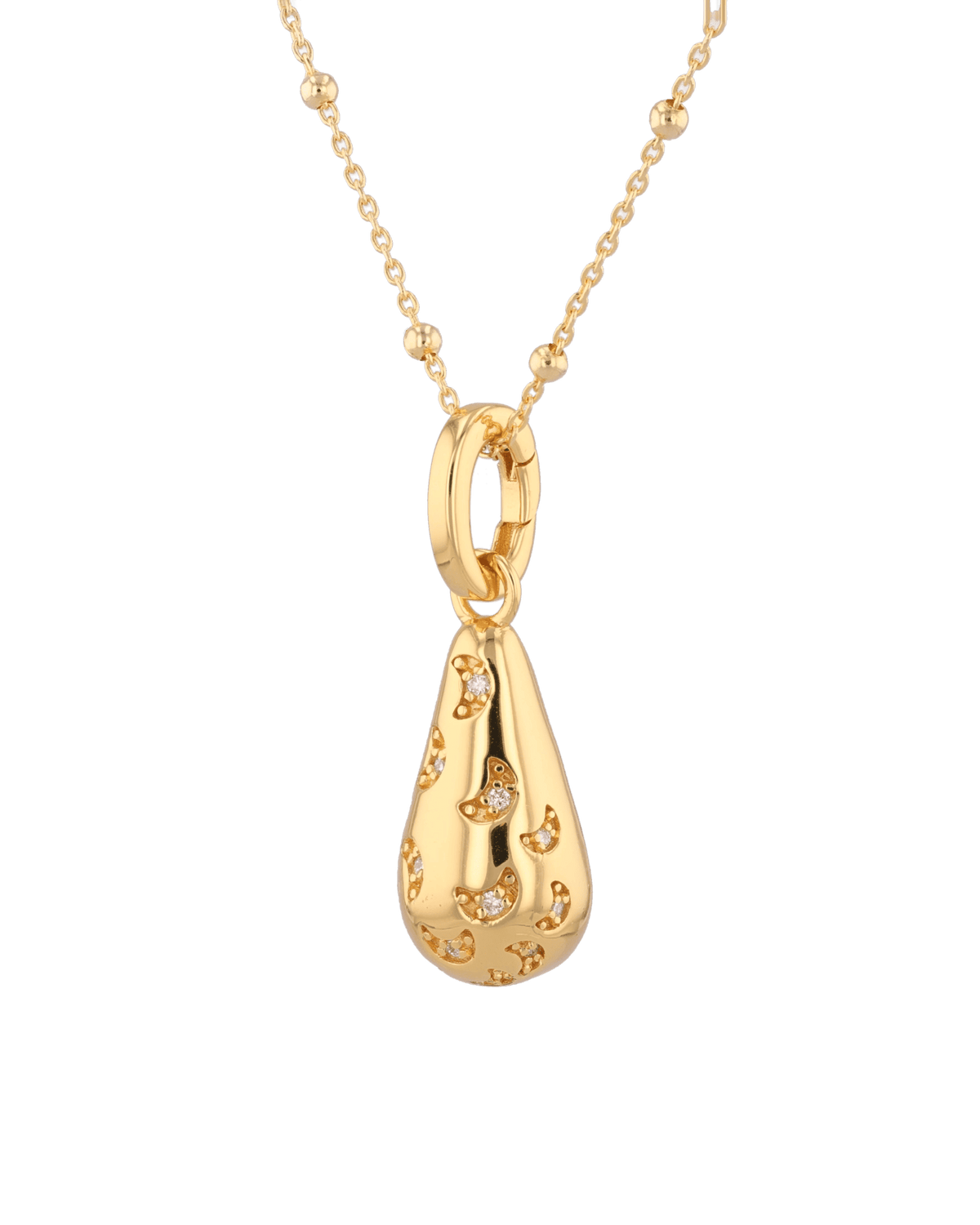LAVANA Stardust Raindrop Gold Pendant