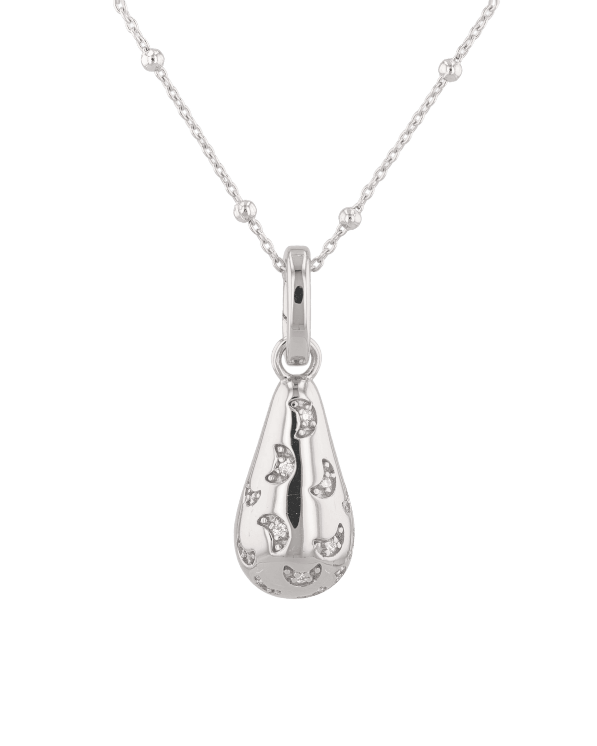 LAVANA Stardust Raindrop Silver Pendant