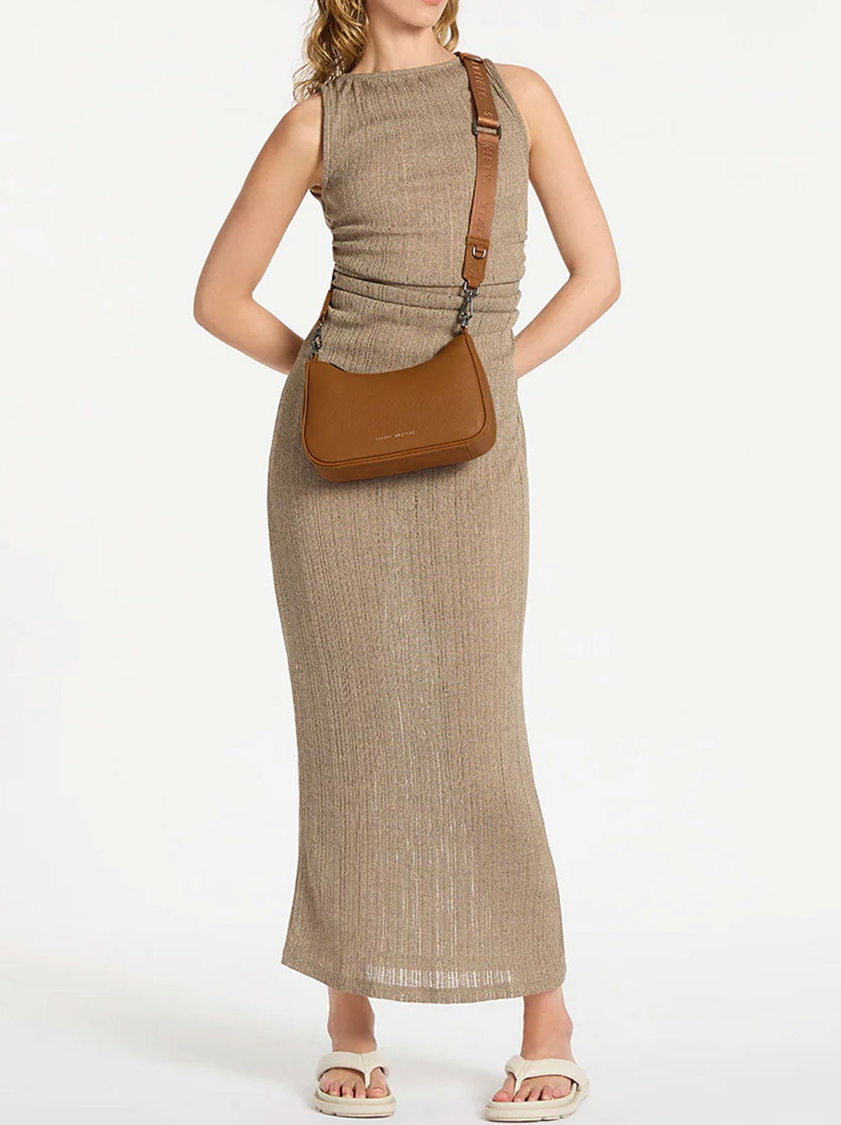 Status Anxiety Look Both Ways Bag (Camel)
