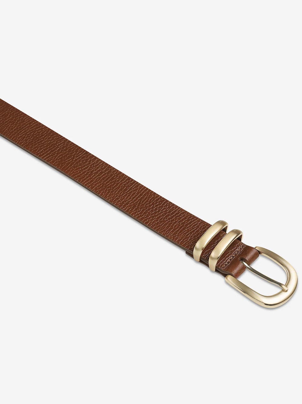 STATUS ANXIETY LET IT BE BELT (Black /Gold)