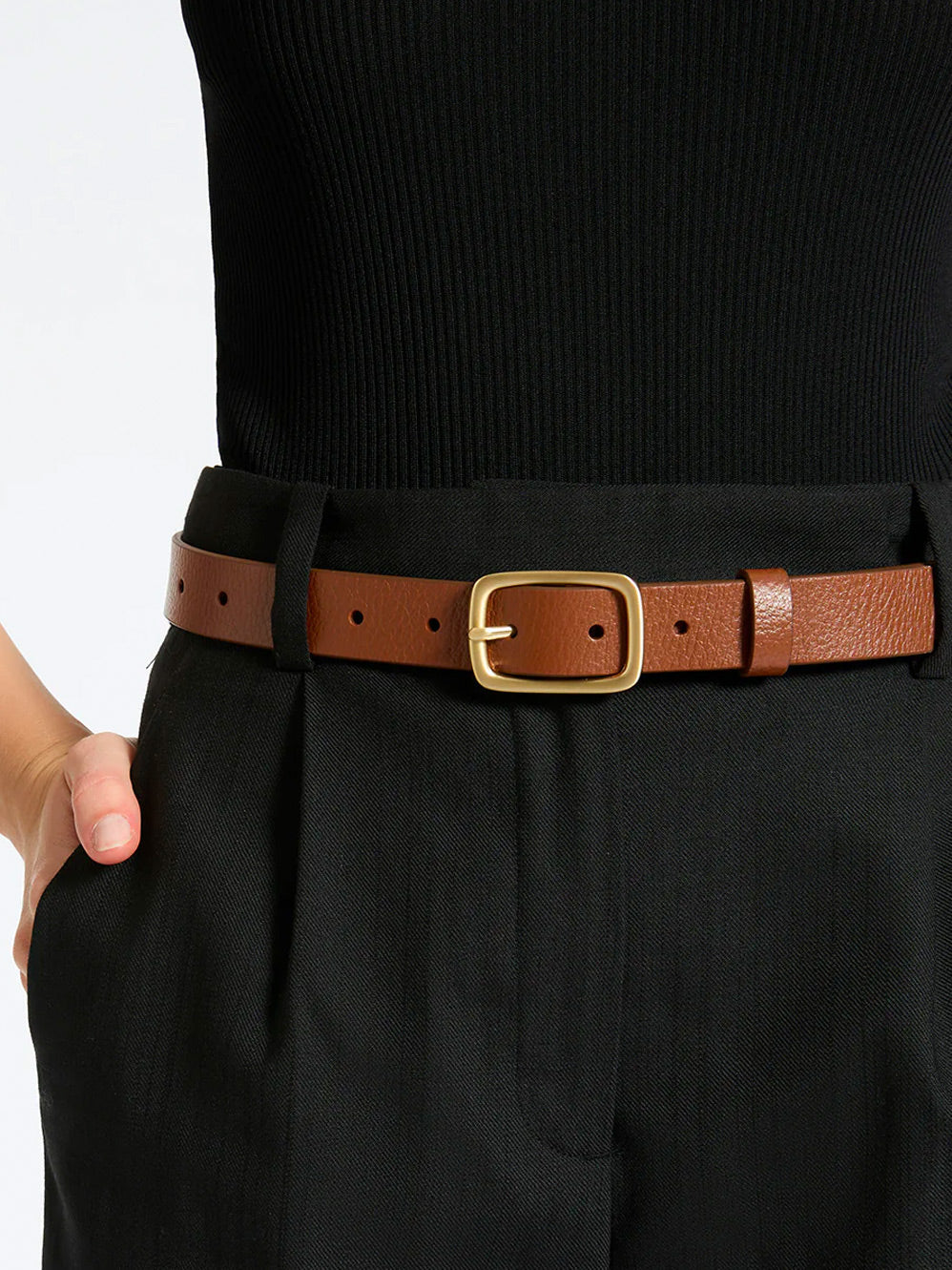 Status Anxiety Nobody'S Fault Belt (Tan Gold)