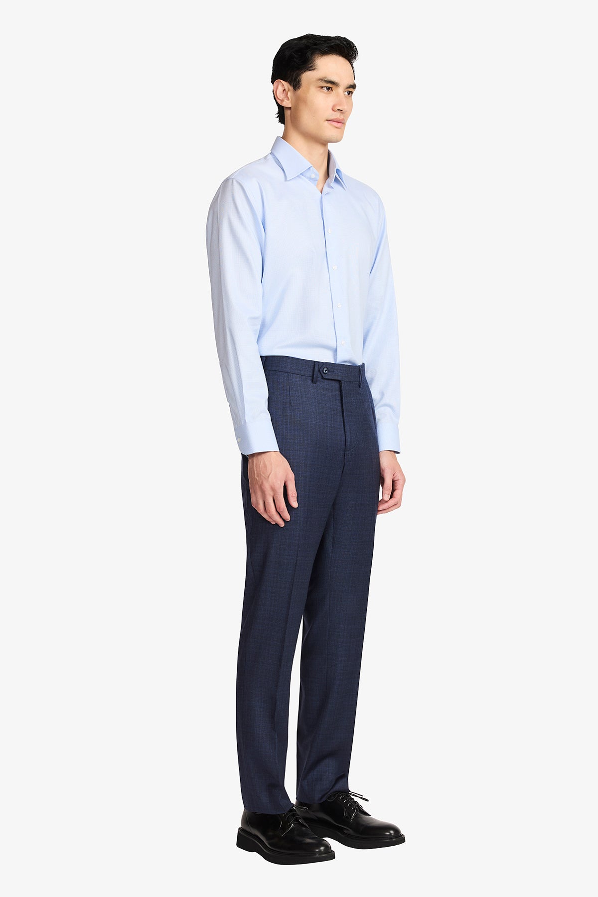 Anthony Squires Gus Formal Shirt Microdesign (Blue)