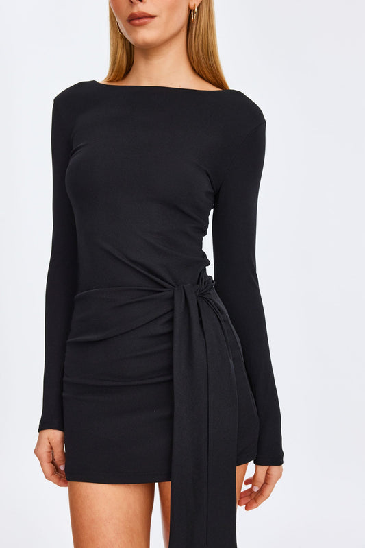 SNDYS TATIA MINI DRESS (Black)