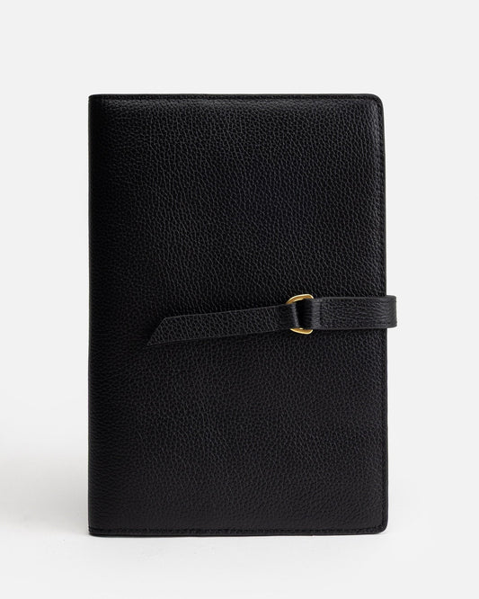 The Daily Edited Maia A5 Notebook Holder (Black)