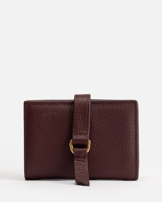 The Daily Edited Maia Trifold Snap Wallet Berry (Jam)