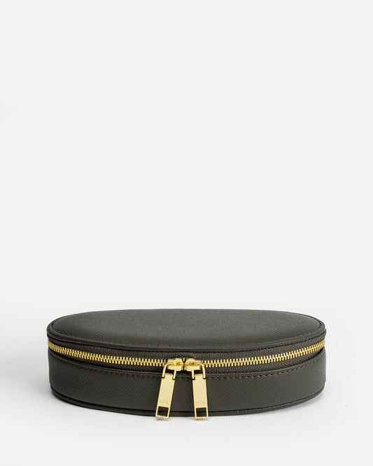 The Daily Edited Ava Jewellery Case (Olive)