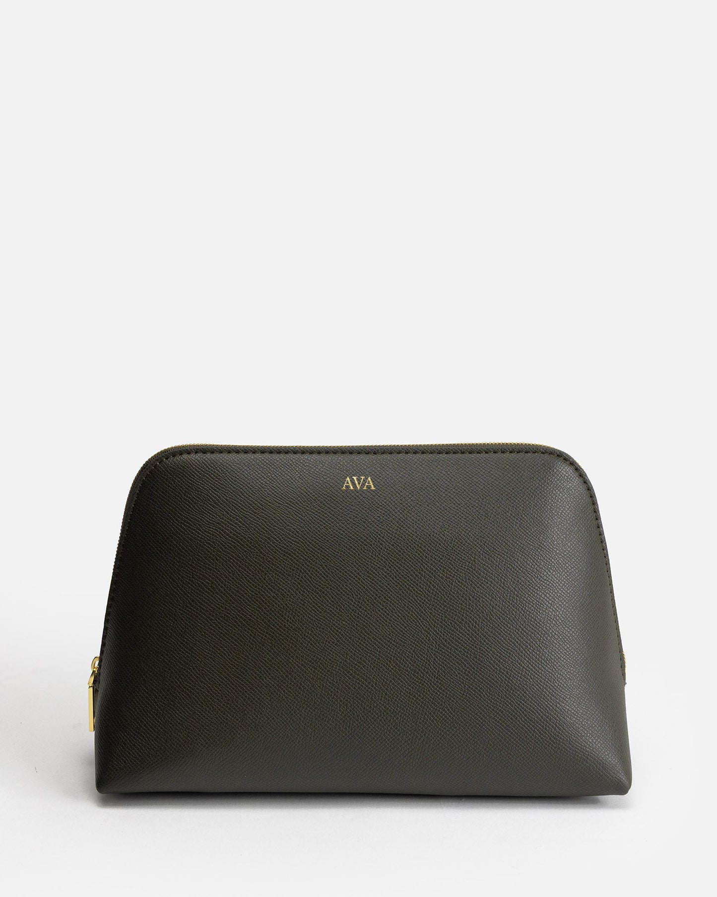 Image of Others. Productname: The Daily Edited Ava Large Beauty Case Olive in Olive colour by brand - The Daily Edited
