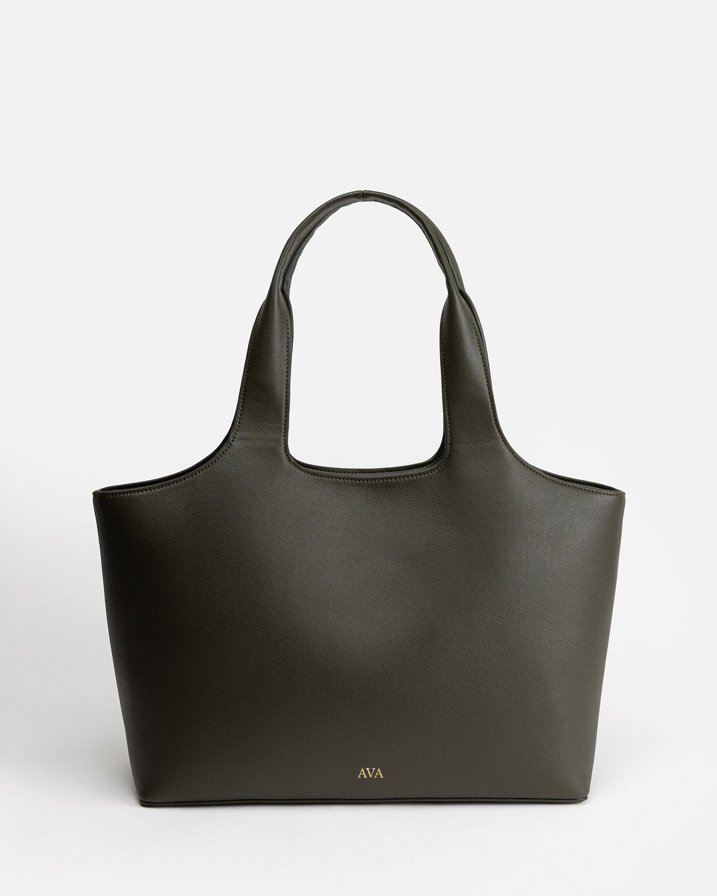 Image of Bags. Productname: The Daily Edited Ava Shoulder Tote Olive in Olive colour by brand - The Daily Edited