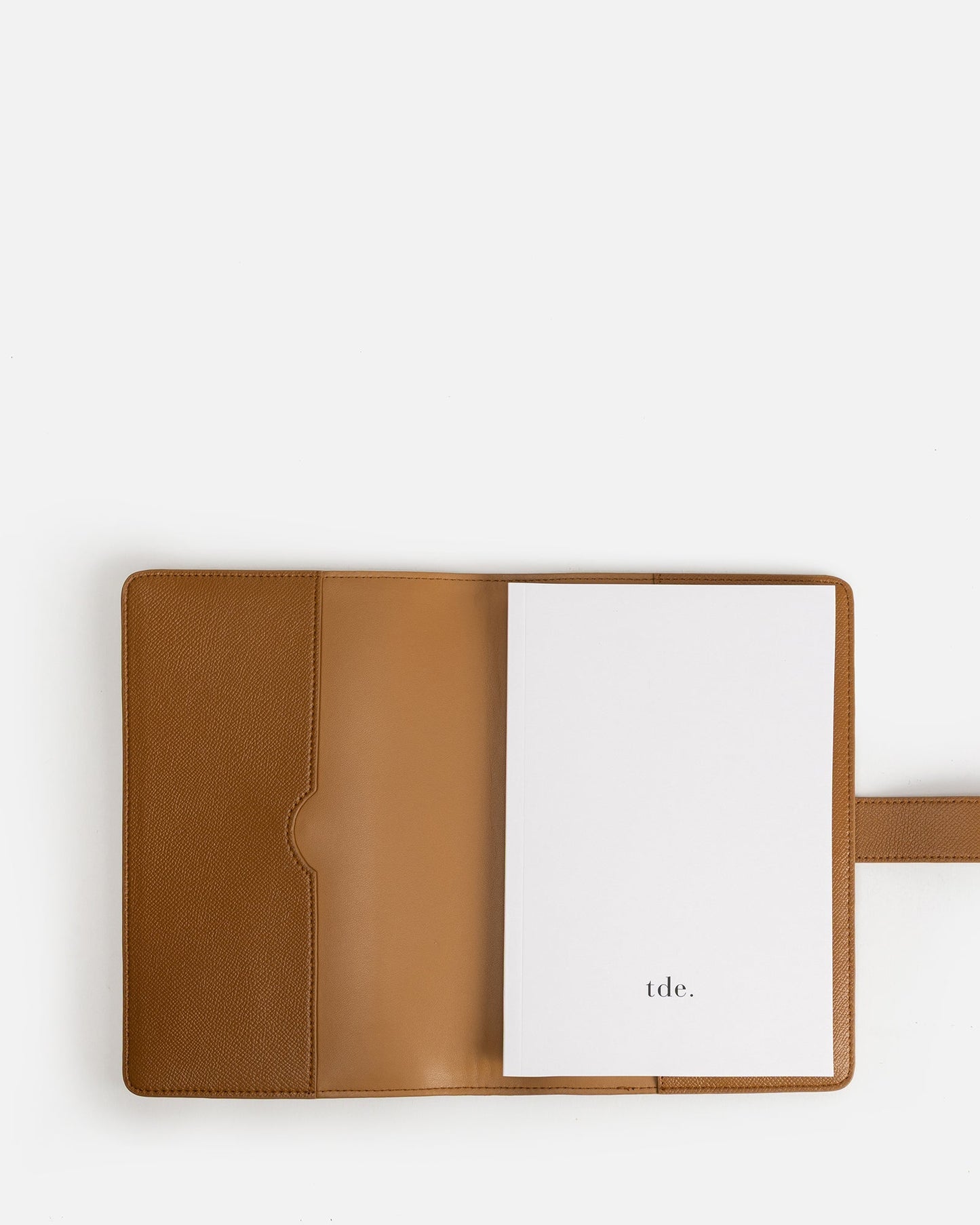The Daily Edited Ava A5 Notebook Holder (Tan)
