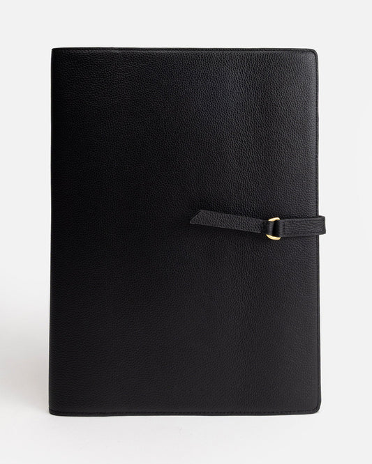 The Daily Edited Maia A4 Notebook Holder (Black)