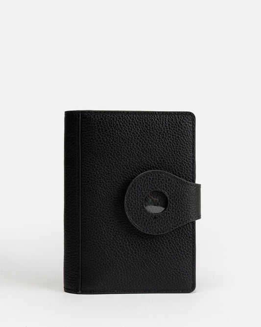 The Daily Edited Jude Airtag Passport Holder (Black)