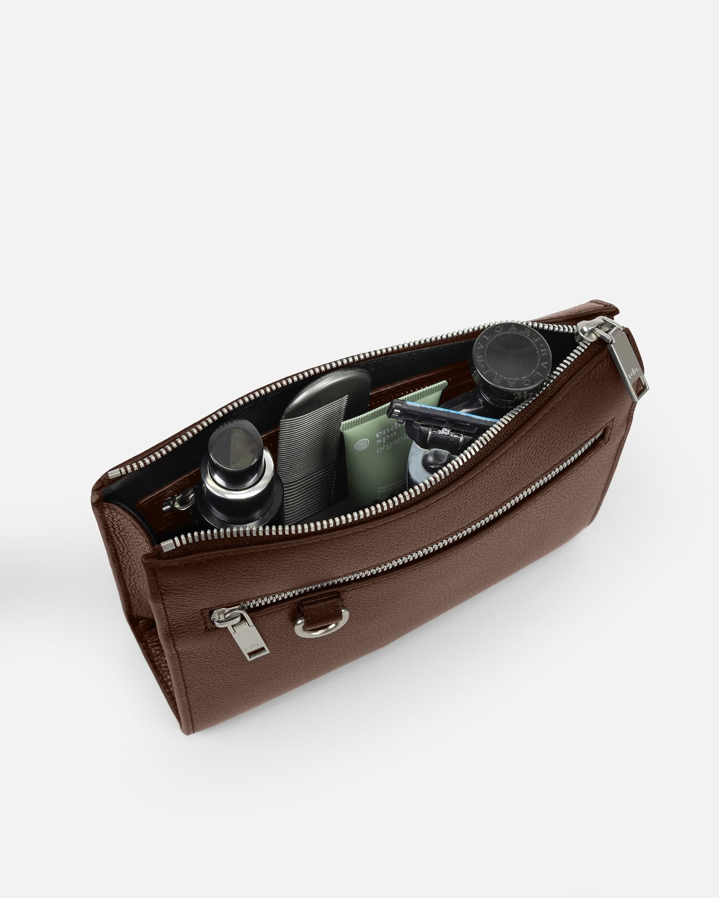 The Daily Edited Jude Travel Pouch Small (Chestnut)