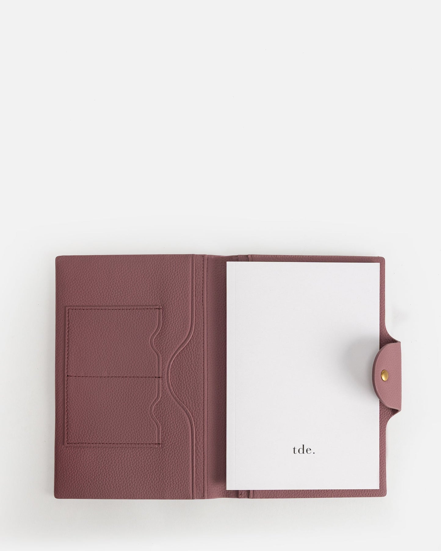 The Daily Edited Olivia A5 Notebook Holder Musk (Mauve)