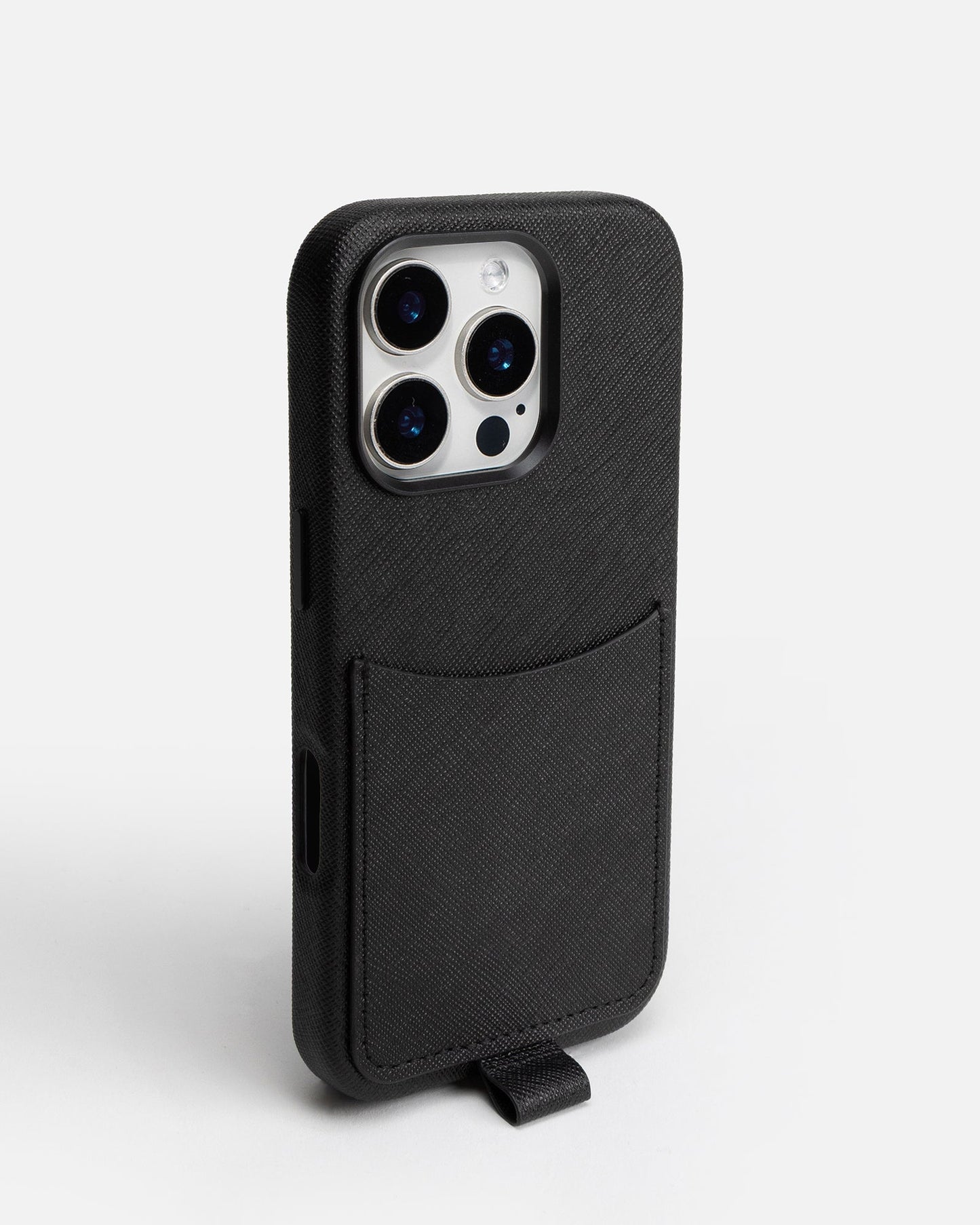 The Daily Edited iPhone 16 Pro Case with Crossbody Strap (Black)