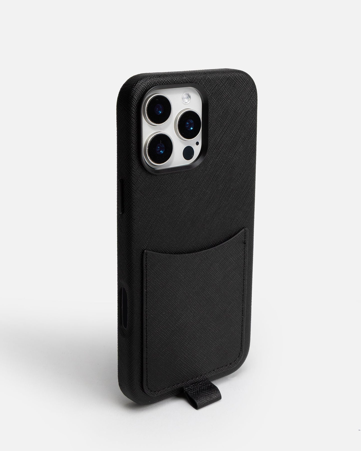 The Daily Edited iPhone 16 Pro Max Case with Crossbody Strap (Black)