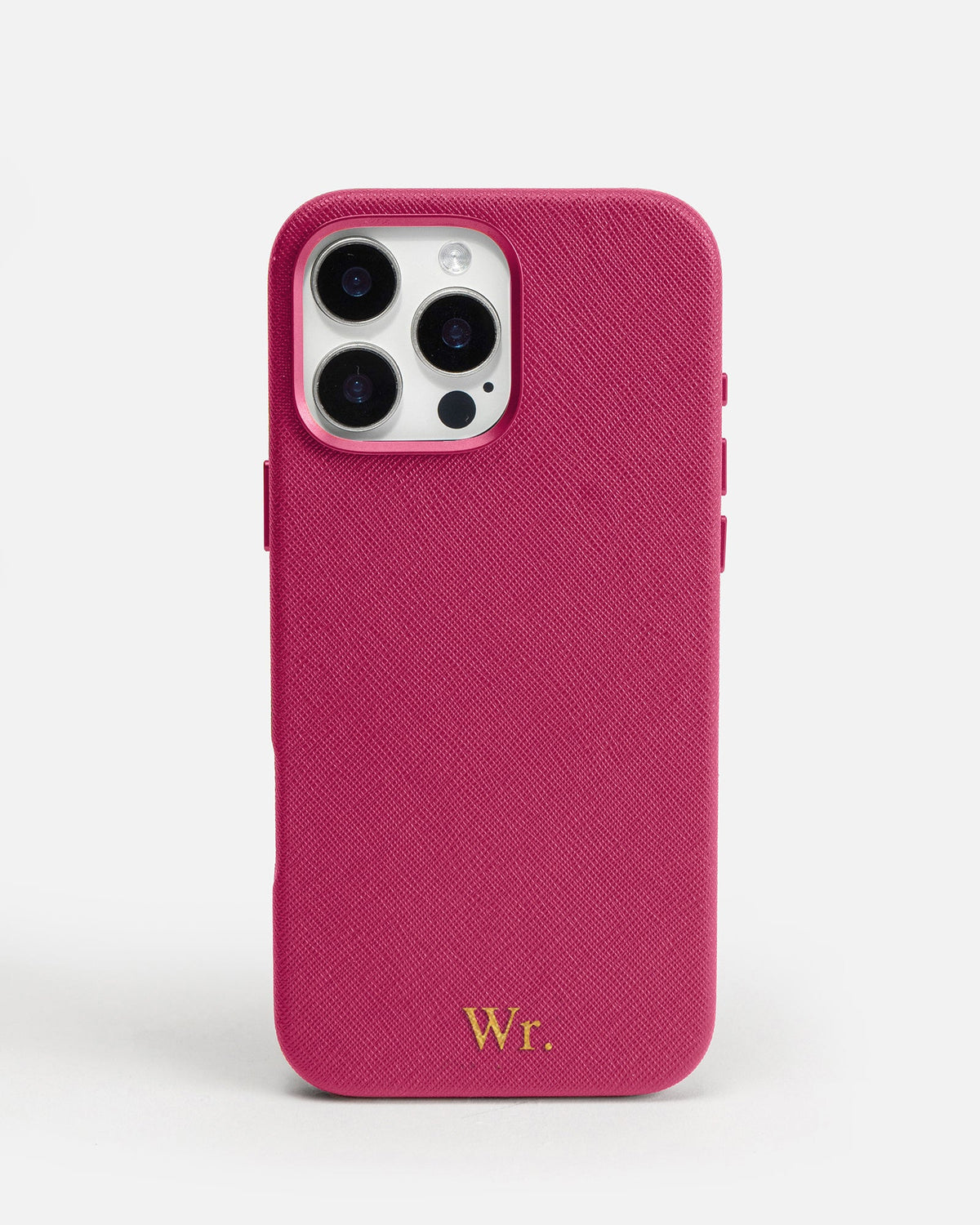 Image of Mobile Phone Cases. Product name - iPhone 16 Pro Max Case Fuchsia in Fuchsia colour by brand - The Daily Edited