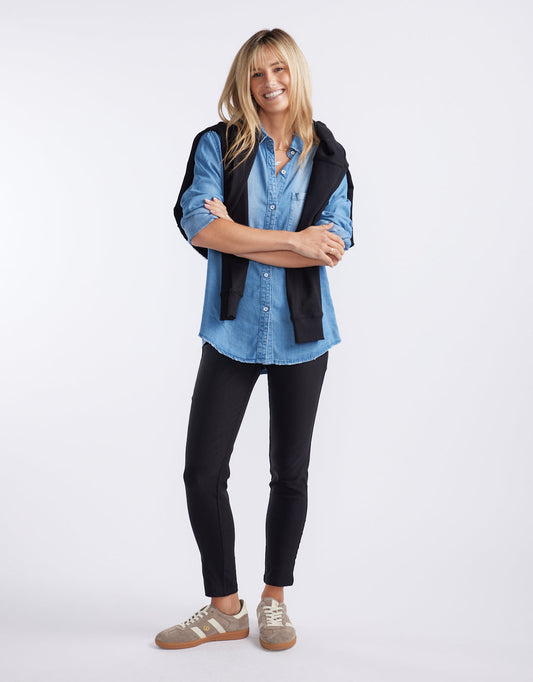 Tirelli The 24/7 Bengaline Crop Pant (Black)