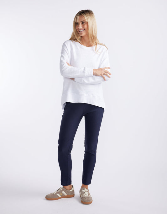 Tirelli The 24/7 Bengaline Crop Pant (Navy)