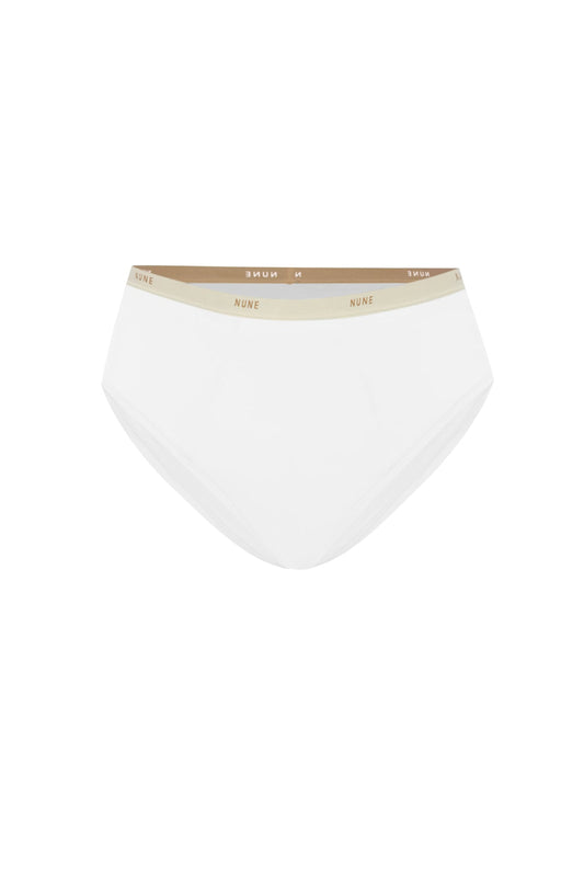NUNE High Waist Brief (White)