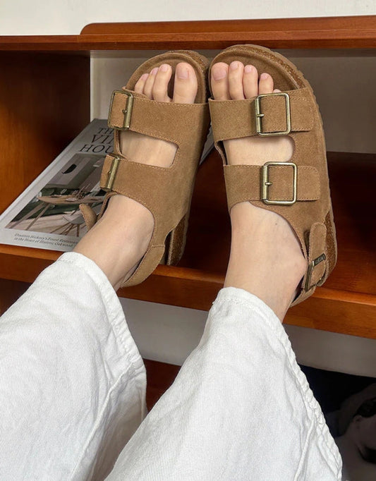 EVERAU® Layne Sandals (Chestnut)