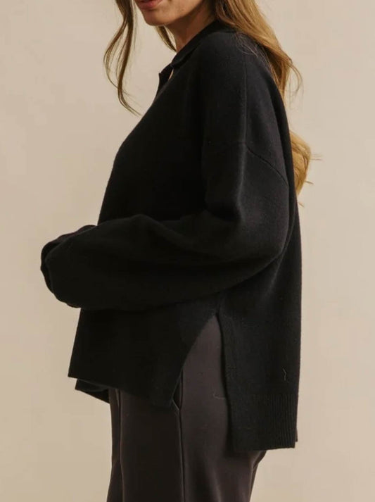 TALAMAYA HOPE MERINO PULLOVER (Jet)