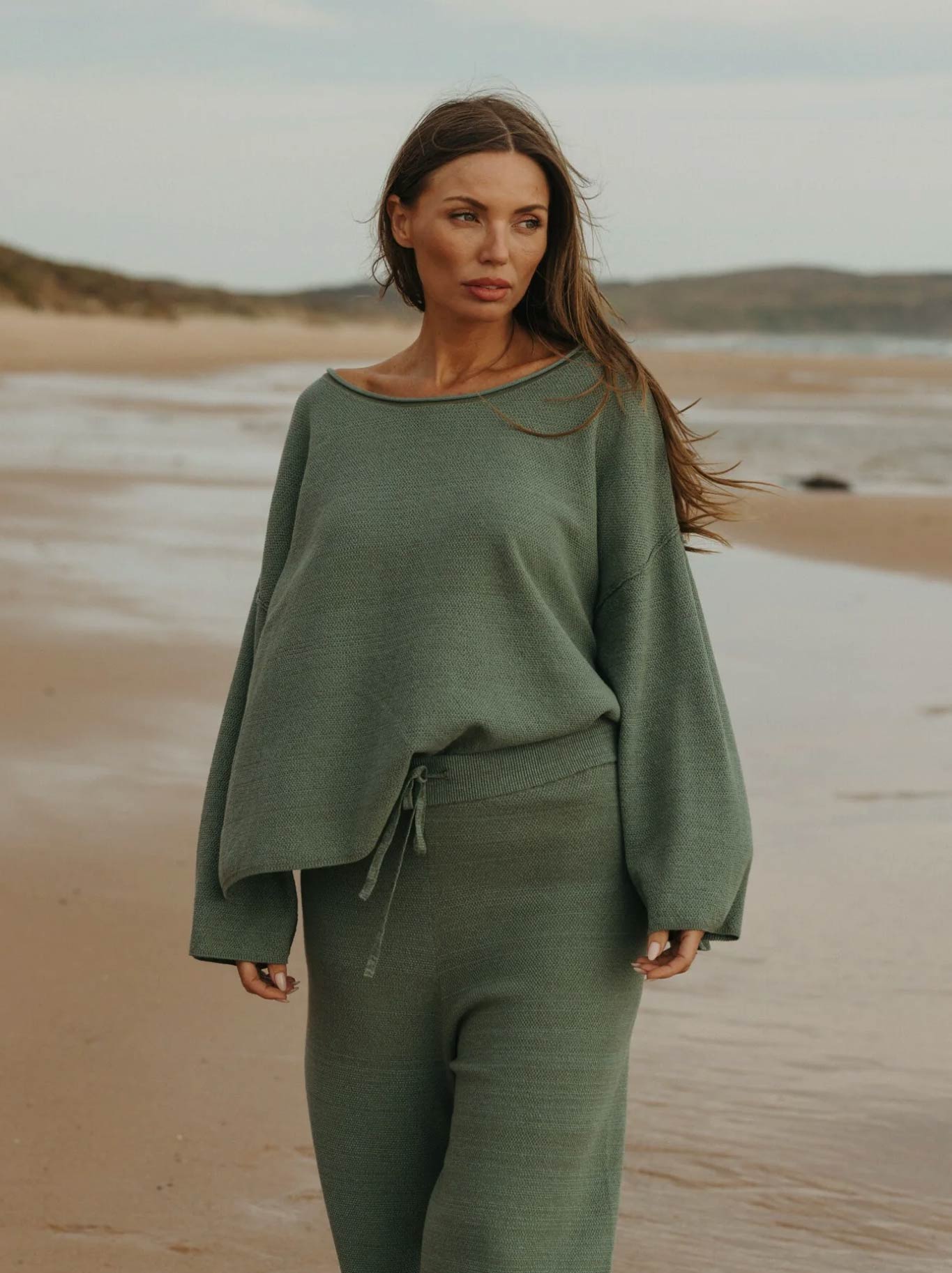 Talamaya Retreat Cotton Twist Pullover (Rainforest)