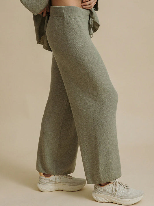 TALAMAYA WINTER RETREAT MERINO COTTON PANT (Acacia)