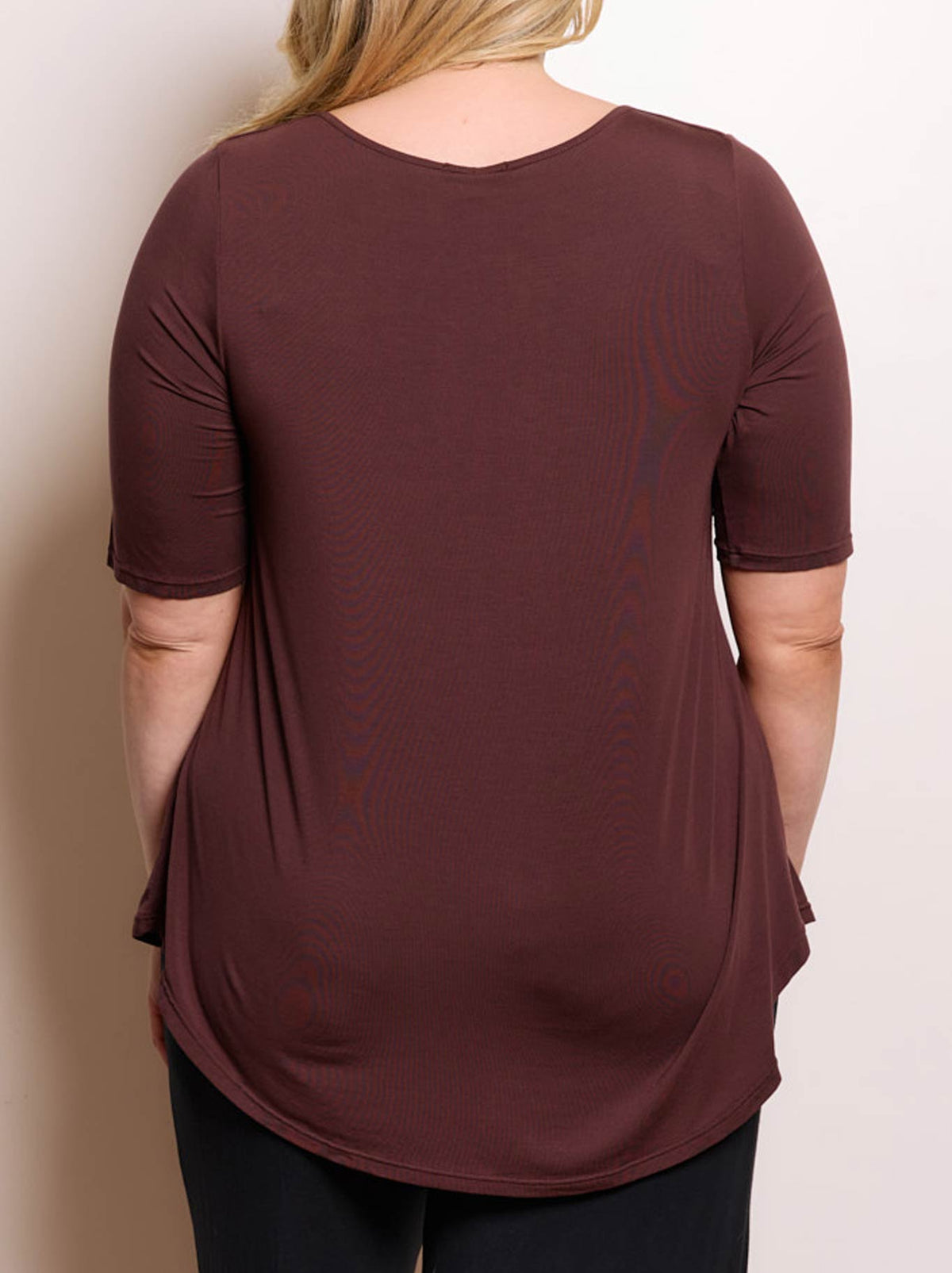 TANI ELBOW SWING TEE (Merlot)