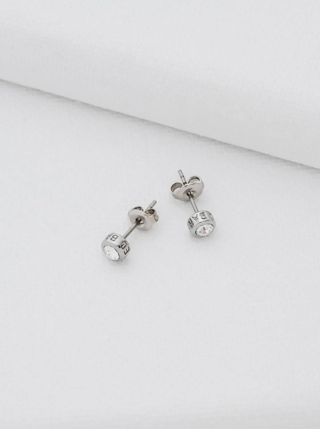 Ted Baker Sinee Mini Crystal Studs (Silver)